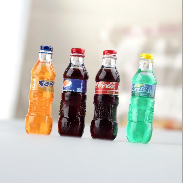 100 pcs Dollhouse Miniature 1:6 Cola Pepsi Fanta Bottles Food Drink Accessory Unbranded Does not apply - фотография #3