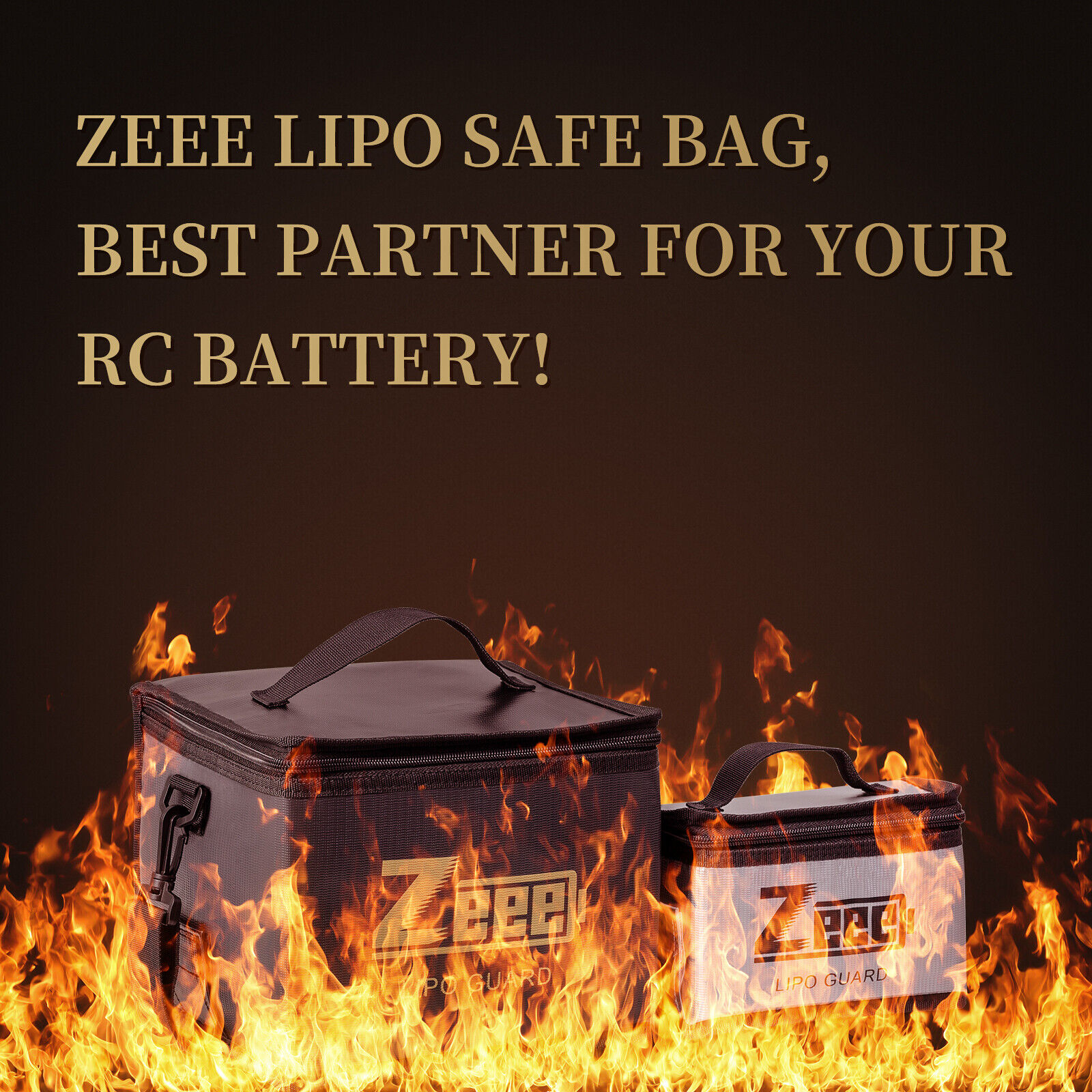 2x Zeee Lipo Battery Safe Guard Fireproof Explosionproof Bag Charge & Storage  ZEEE NOT SPECIFIED - фотография #6