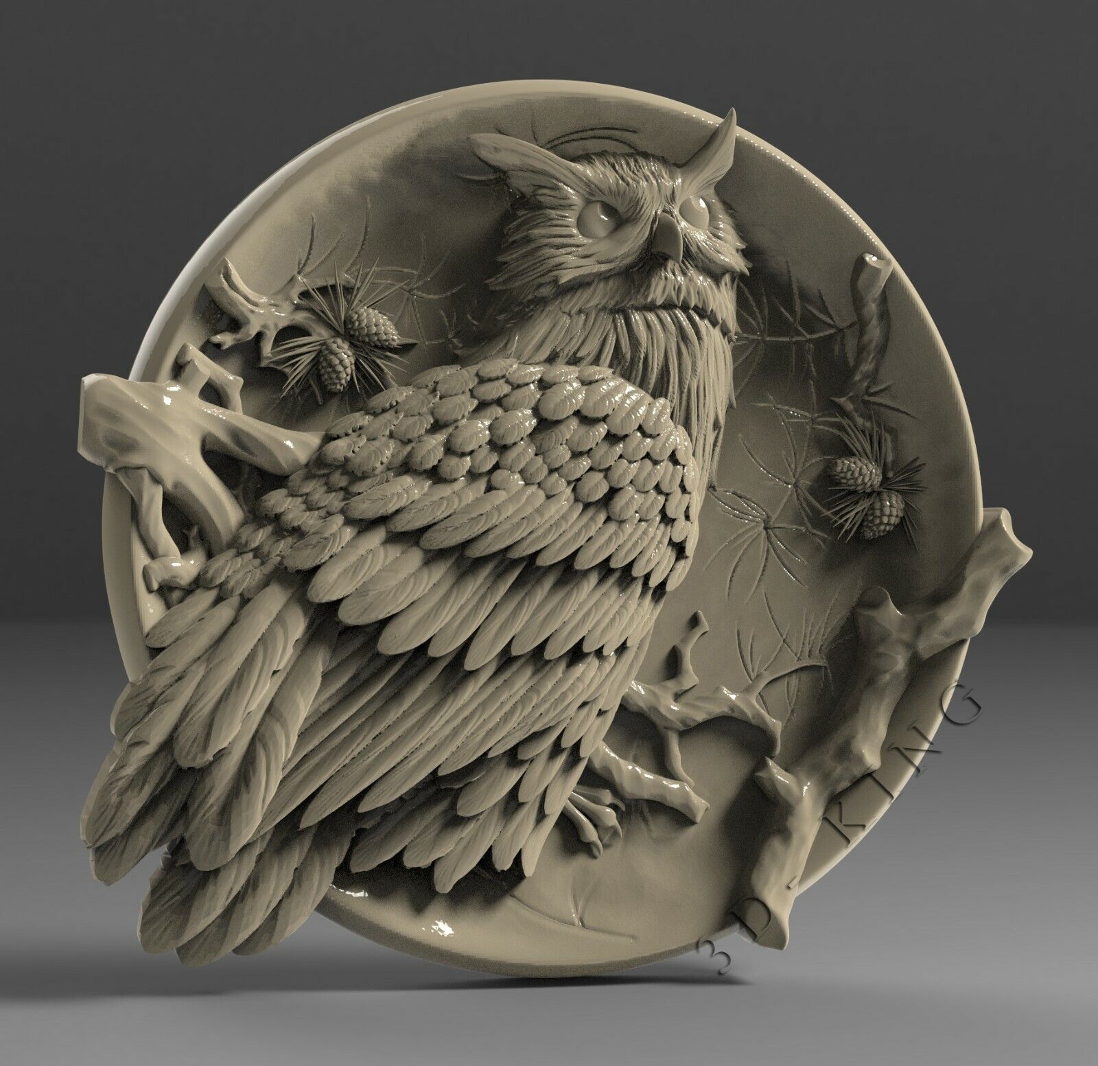 16 PCS 3D STL Models OWL THEME for CNC ROUTER Engraver Carver ASPIRE V Carve Без бренда - фотография #10