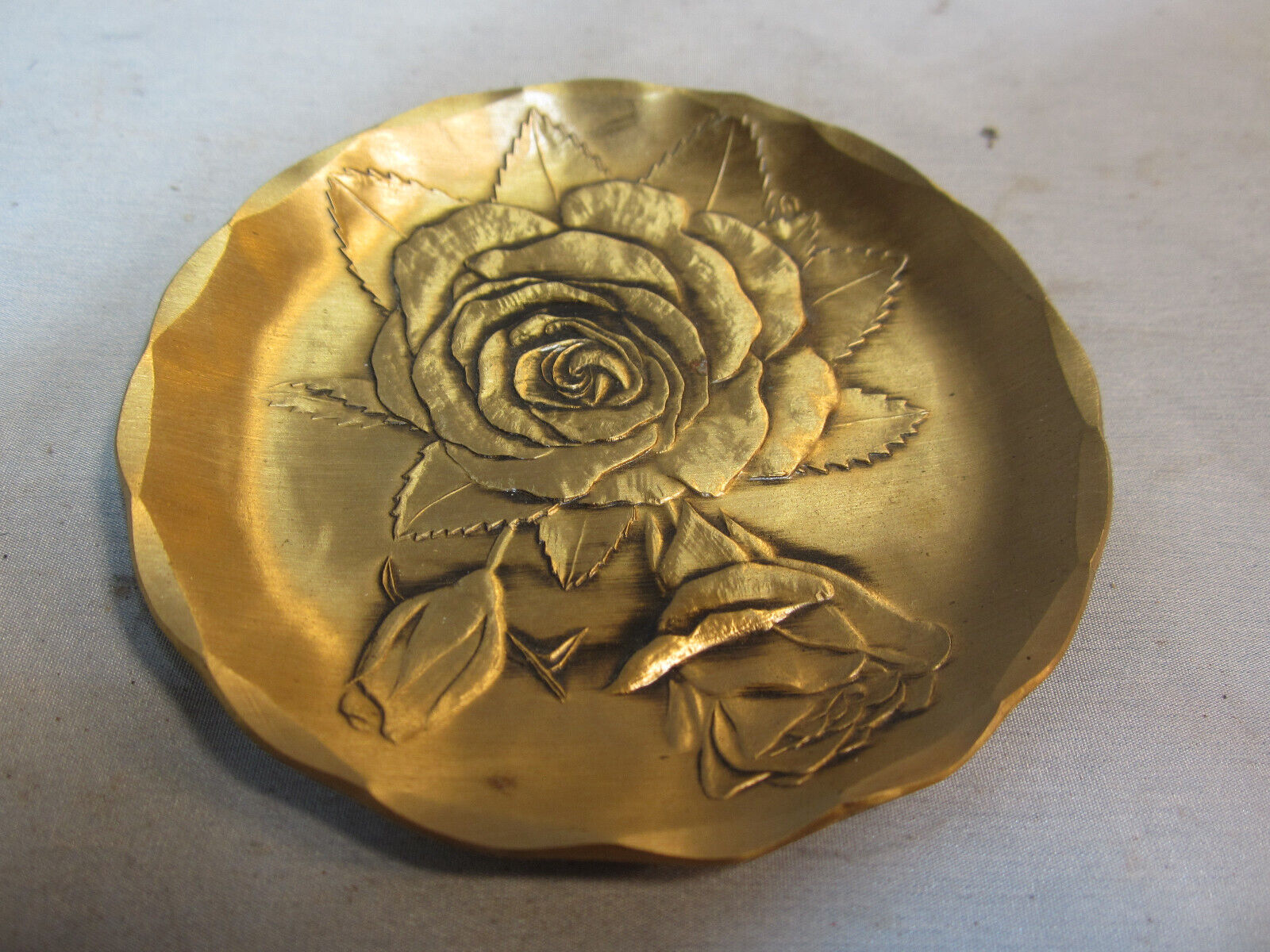Wendell August Forge Solid Bronze Rose Plate 3 1/2" Без бренда