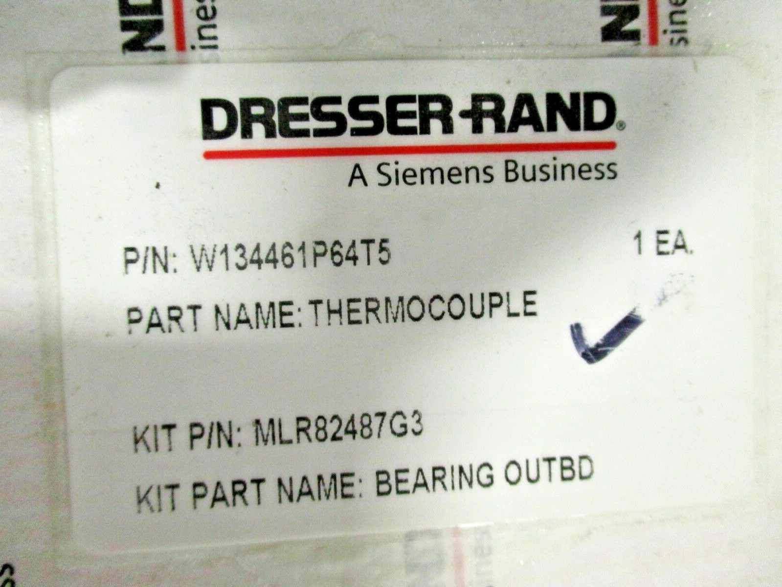 DRESSER-RAND, 1-THERMOCOUPLE W134461P64T5, 2-DETECTOR RES TEMP. W128428P36 Siemens/ DRESSER-RAND W134461P64T5, W128428P36 - фотография #5