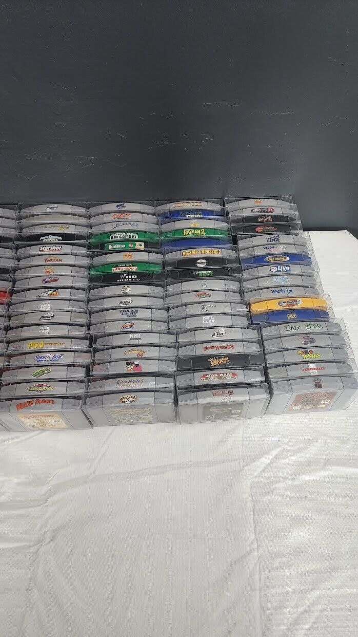 Complete Nintendo 64 Video Game Collection Set All 296 North American N64 Games Без бренда Nintendo 64 - фотография #8