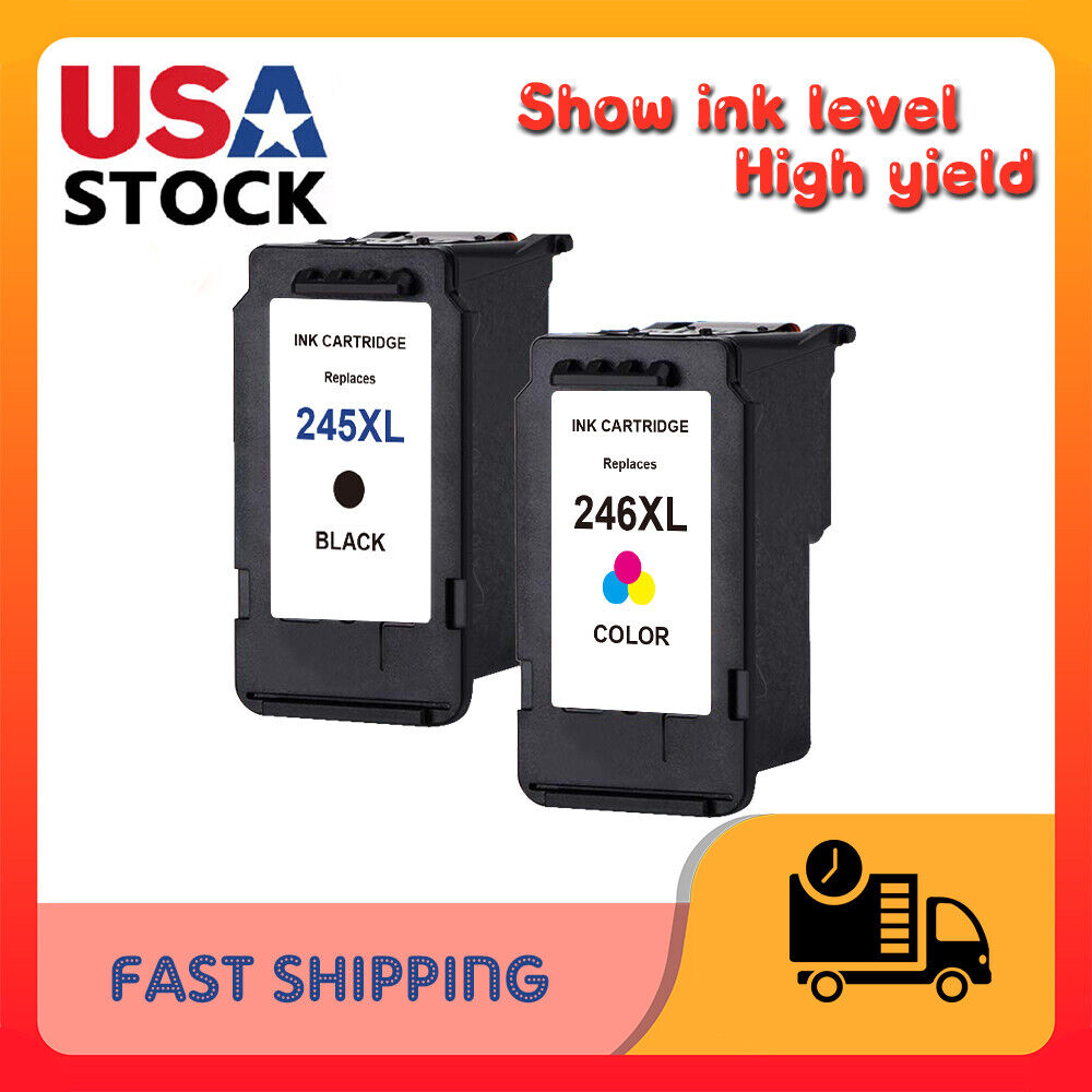 Black Color PG 245 XL CL-246 XL Ink Cartridge for Canon PIXMA MG2522 MX490 MX492 Unbranded/Generic N-C245-03-655783332699