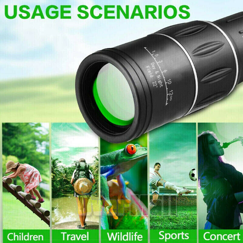 16x52 Zoom HD Vision Monocular Telescope Hunting Camera HD Scope + Phone Holder MUCH Does Not Apply - фотография #12