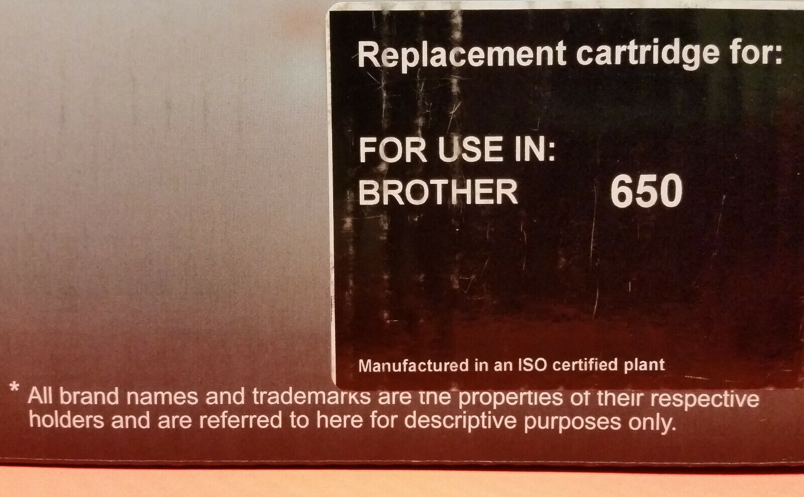 LOT of TWO (2) sealed boxes Compatible Toner Cartridge s for use in Brother 650 Unbranded - фотография #2