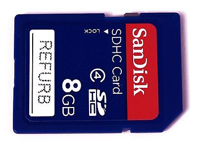 LOT 10x SanDisk SD 8GB SDHC memory card 8 G 8G GB HC, REFURB SanDisk SDSDB008G10PK, SDSDB008GB35 - фотография #5