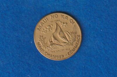Hawaii Maui Dollar Maui No KA OI Iao Needle The Valley Isle Medal Coin Lahaina Без бренда
