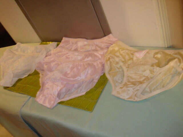 Lot of 6 Vintage Nylon Lace Multicolour Bikini Panties - Size 6-M  Unbranded - фотография #5