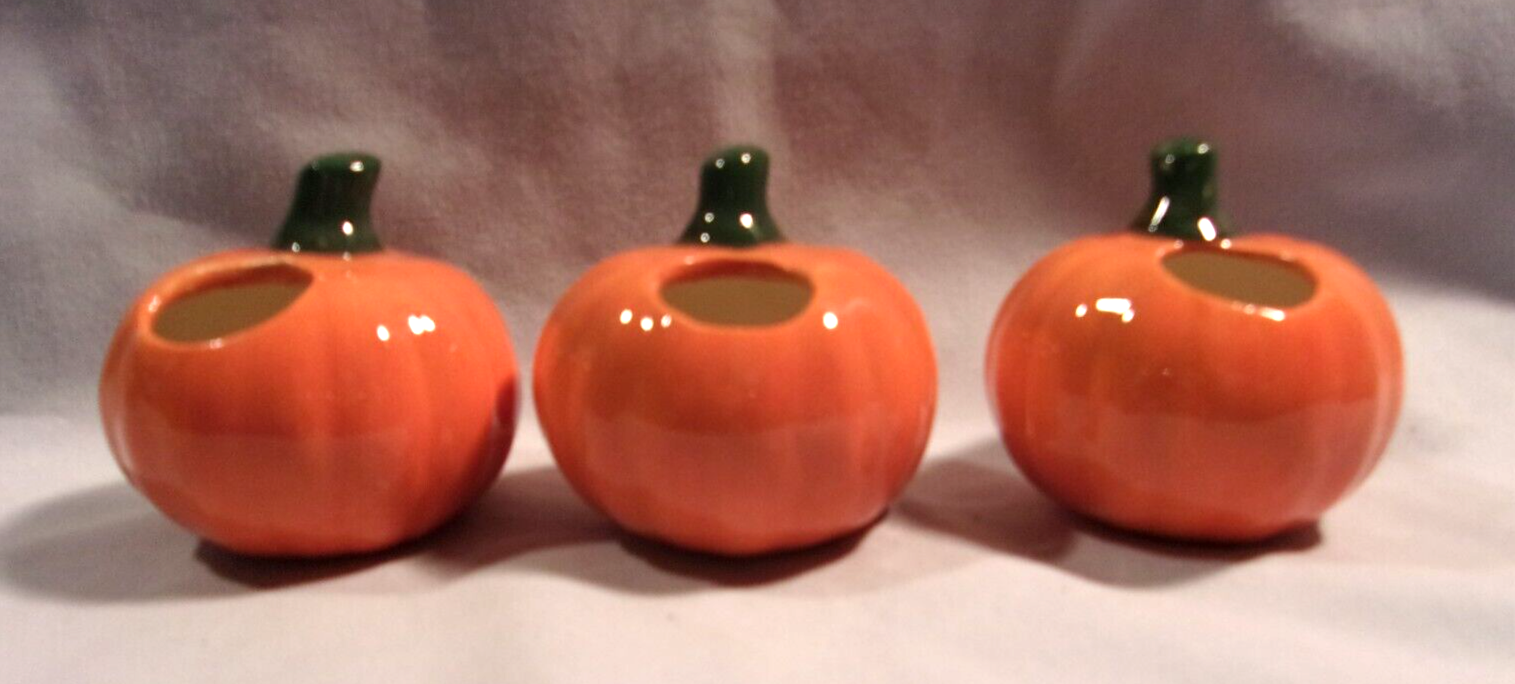 ToothPick Holder L*579 -49.349 CERAMIC Pumpkin Toothpick Holder CRAFTED BY LLBELL DOES NOT APPLY - фотография #6