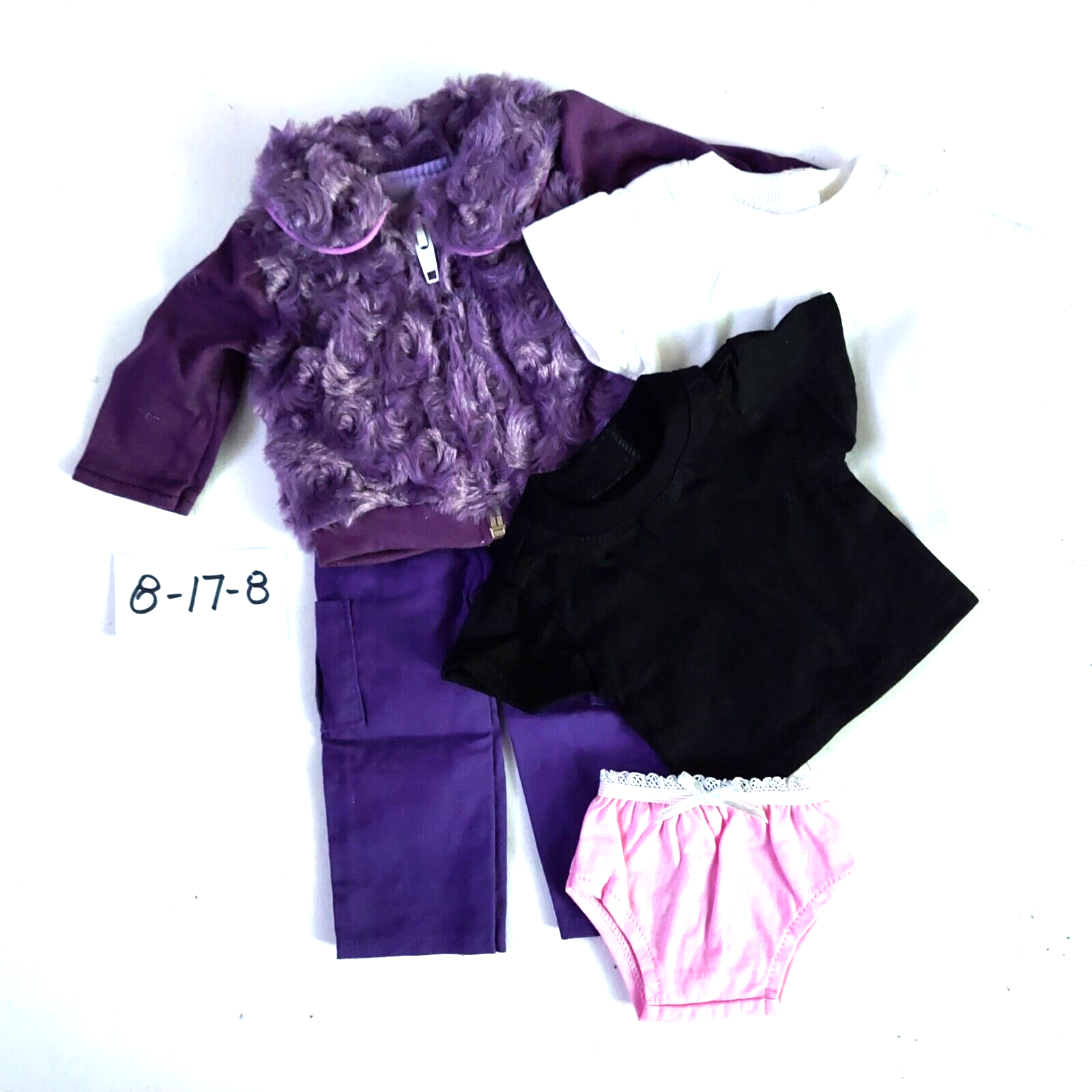 Doll Clothes # 8-17-8 fits 18inch American Girl, Lot american doll clothing does not apply
