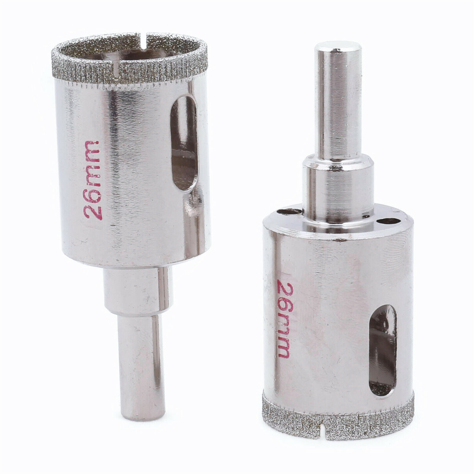 2Pcs Diamond Core Drill Bit 26mm Cutter Hole saw for Granite Stone Marble Tiles ILOVETOOL Does Not Apply