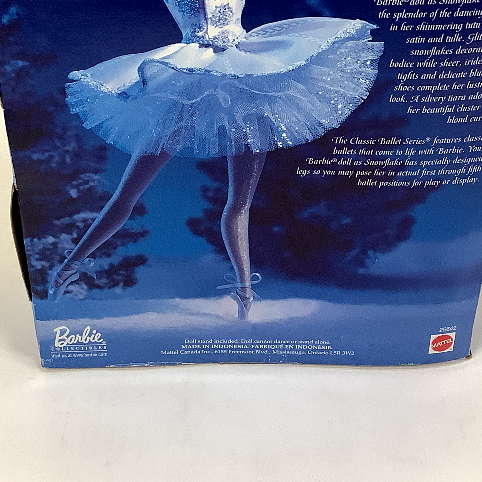 Barbie Snowflake in The Nutcracker Collector Ed Classic Ballet Ser. NIB w/ COA Mattel 25642 - фотография #4
