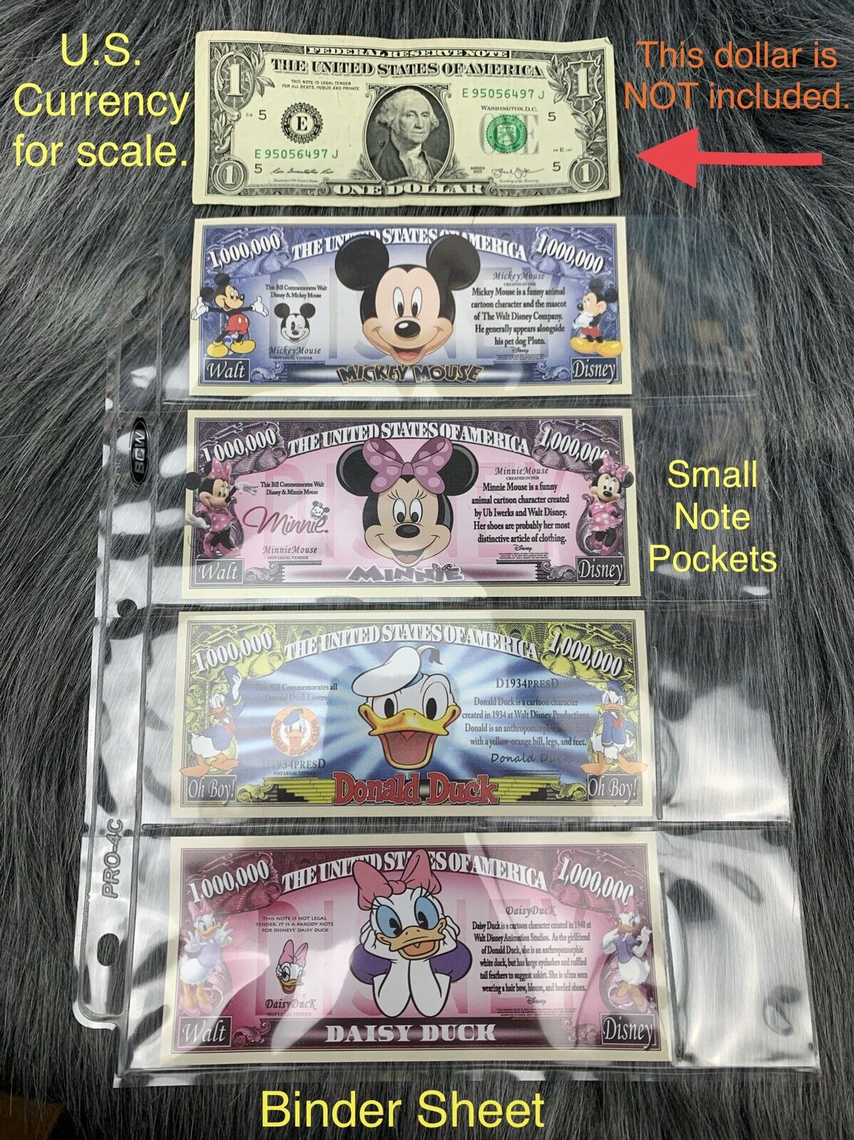 50+ Disney Parody Dollars Mickey & Minnie Mouse Peter Pan Moana Complete Set Lot Без бренда - фотография #12