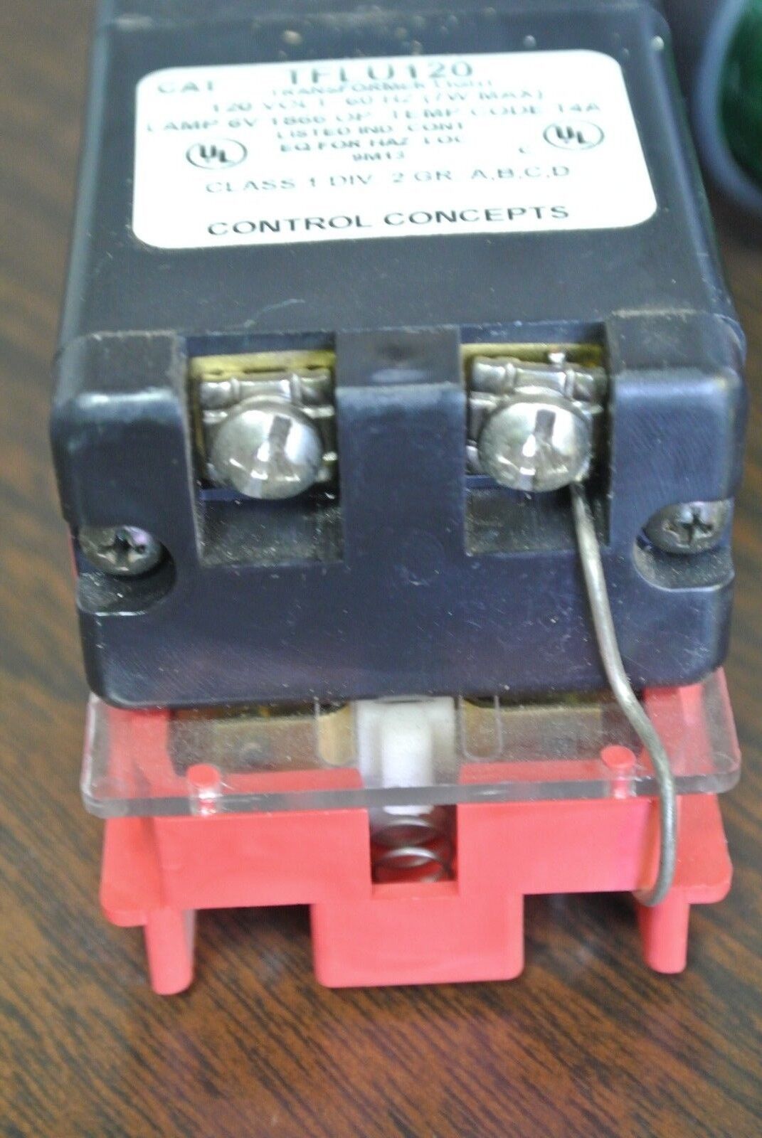 CONTROL CONCEPTS TFLU120 - LOT of 4 TRANSFORMER LIGHTS - 120V - 2 GREEN, 2 RED Unbranded - фотография #7