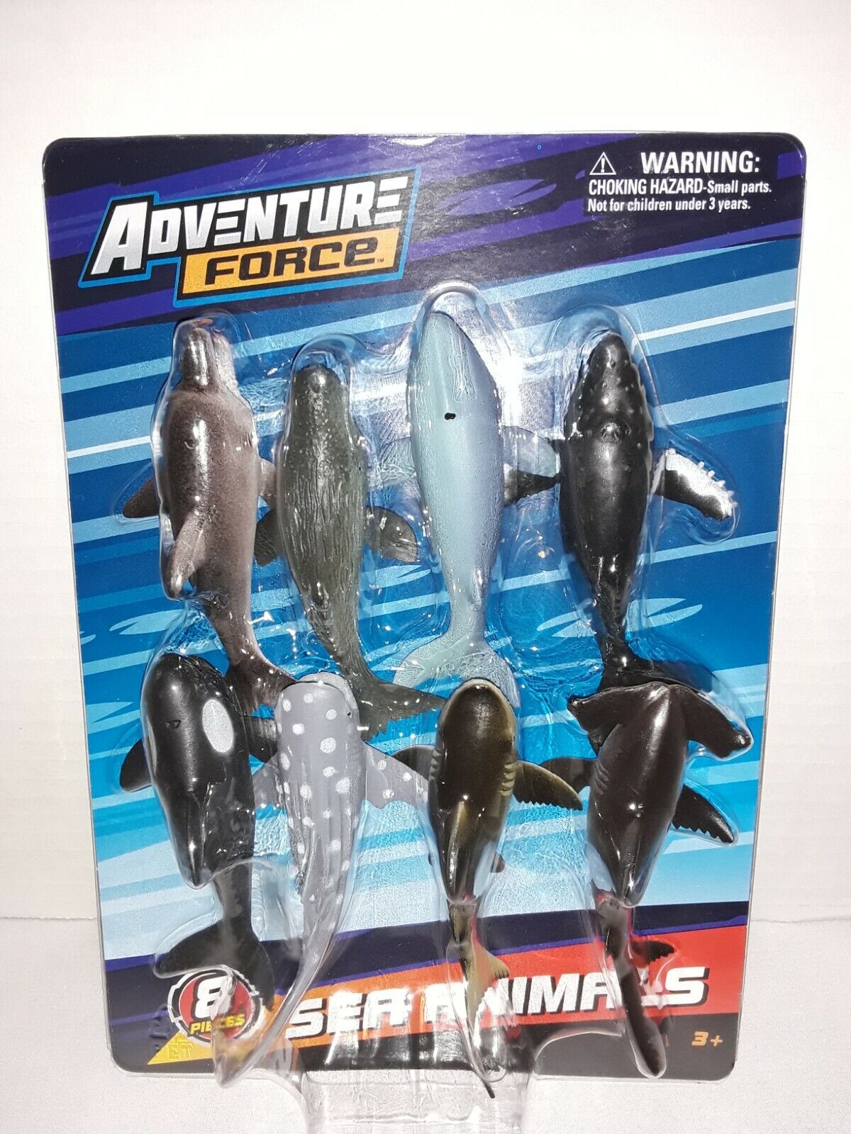 Adventure Force Toys Sea Animals and Dinosaurs 8 Piece Sets Lot of 2 New Unbranded - фотография #3
