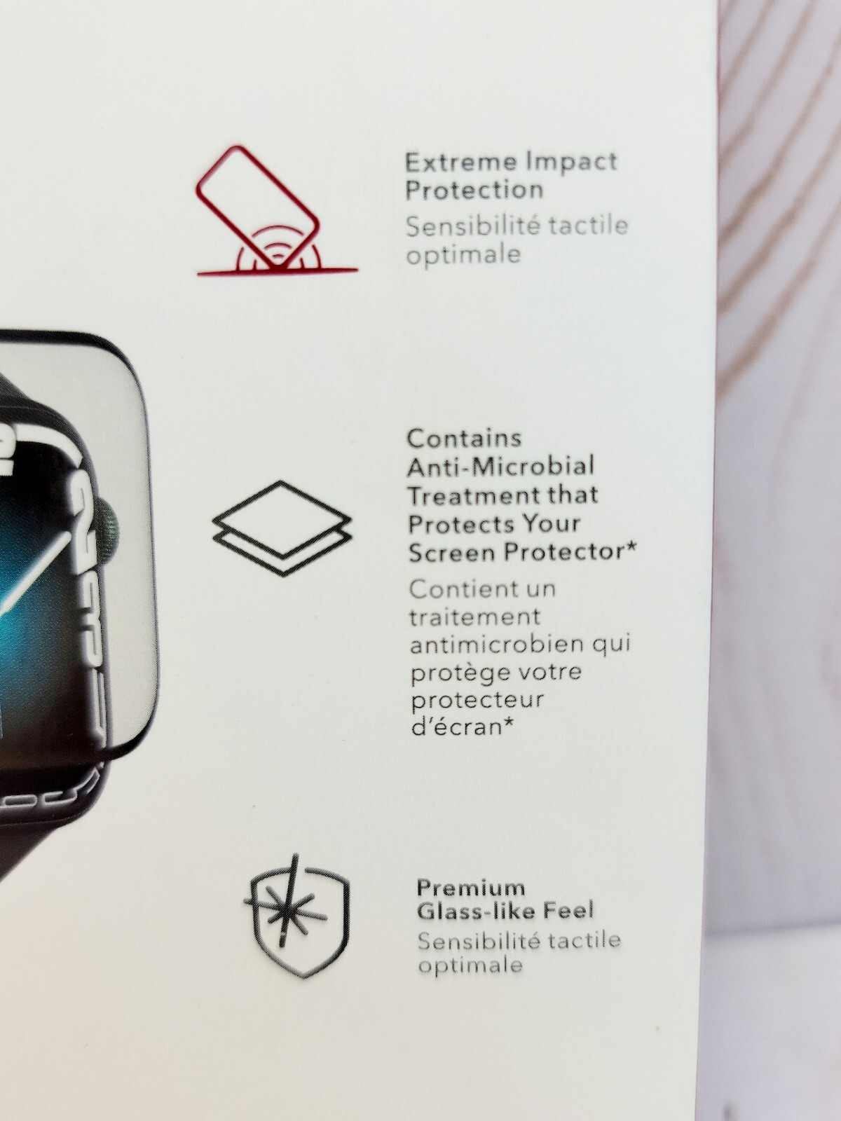 ZAGG InvisibleShield GlassFusion Screen for Apple Watch Series 7 (45mm) - Clear zagg 200108669 - фотография #4