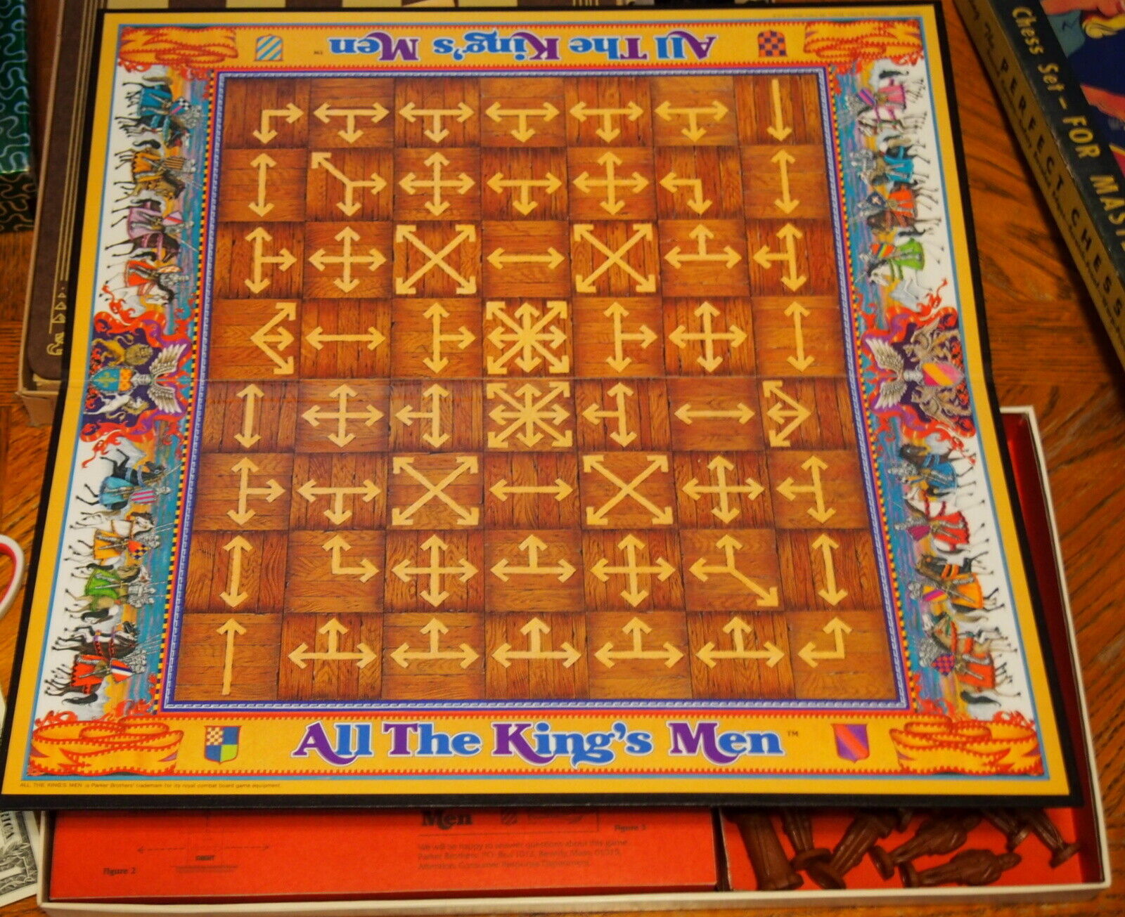 2 VTG Chess Games ALL THE KING'S MEN 1970’s & CHESSMASTER Chess 1940’s USA MADE Parker Brothers & Loew - фотография #8