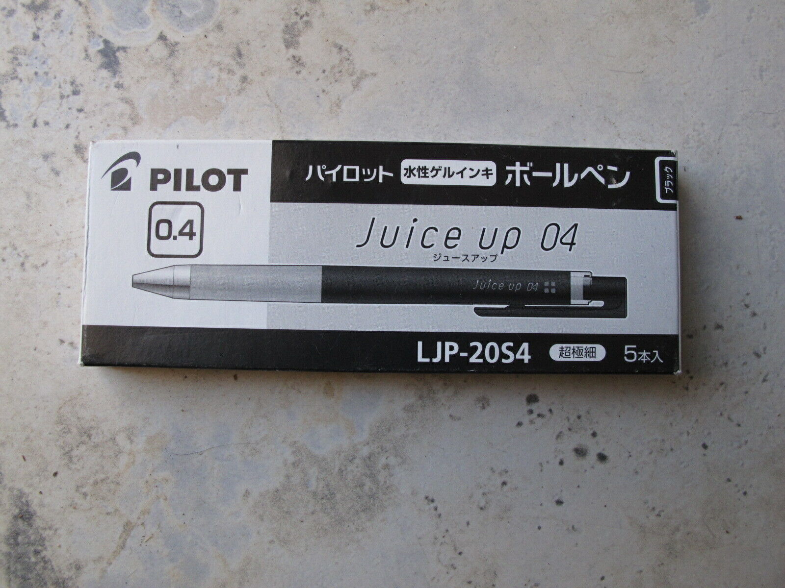 Pilot Juice Up Gel Rollerball Pen - 0.4 mm - Black - Lot of (4) Pilot LJP-20S4