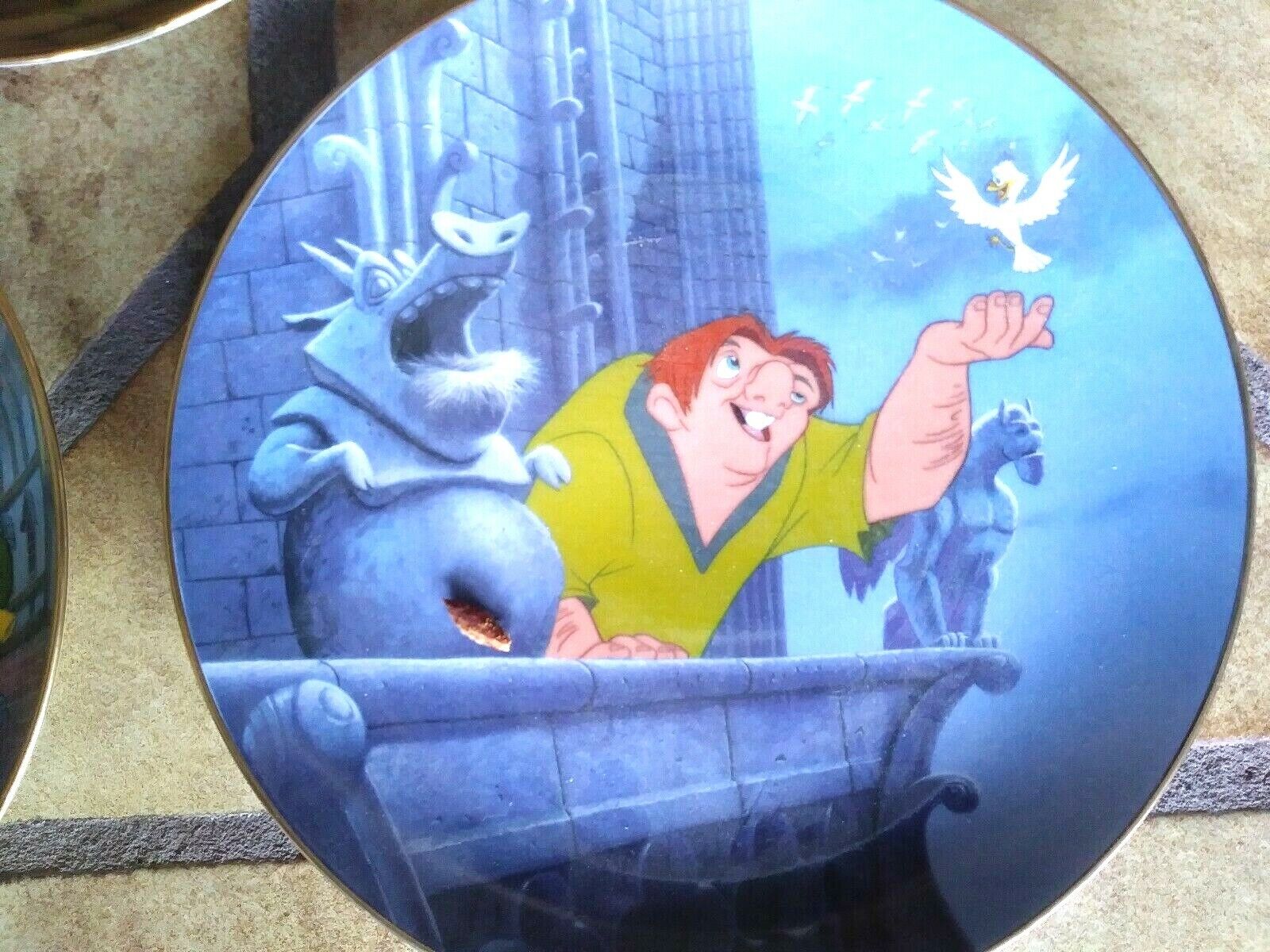 HUNCHBACK OF NOTRE DAME,COMPLETE SET 4 LTD.ED.DISNEY BRADEX PLATES 1996,NEW,MINT BRADEX CHINA - фотография #6