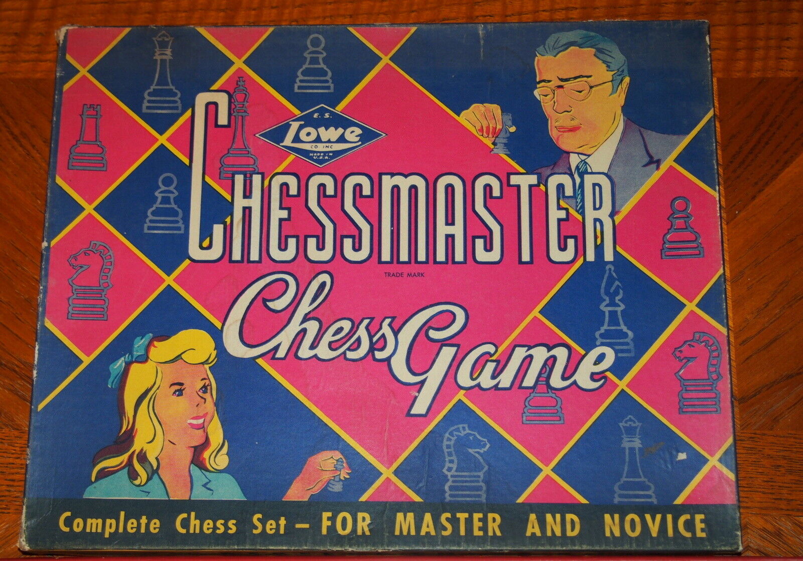 2 VTG Chess Games ALL THE KING'S MEN 1970’s & CHESSMASTER Chess 1940’s USA MADE Parker Brothers & Loew - фотография #5