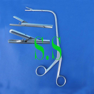 5 Jurasz Laryngeal Forceps 19cm Surgical Medi Instruments S.S Does Not Apply - фотография #3