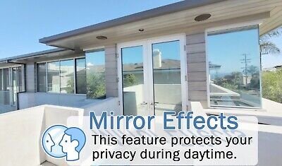 24"x15ft 20% Window Film Privacy Reflective One Way Mirror Tint Home Office UV AtoZ - фотография #3