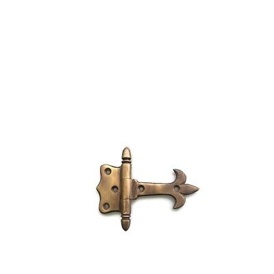 6 solid Brass DOOR small hinges vintage age antique style restoration heavy 3" B Без бренда - фотография #3