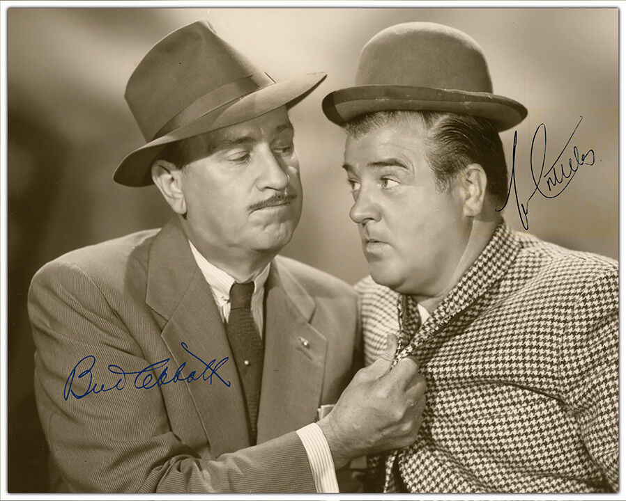 ABBOTT AND COSTELLO 1940/50's Hit Comedy Film/TV Stars 8x10 Photo Autographs RP Без бренда