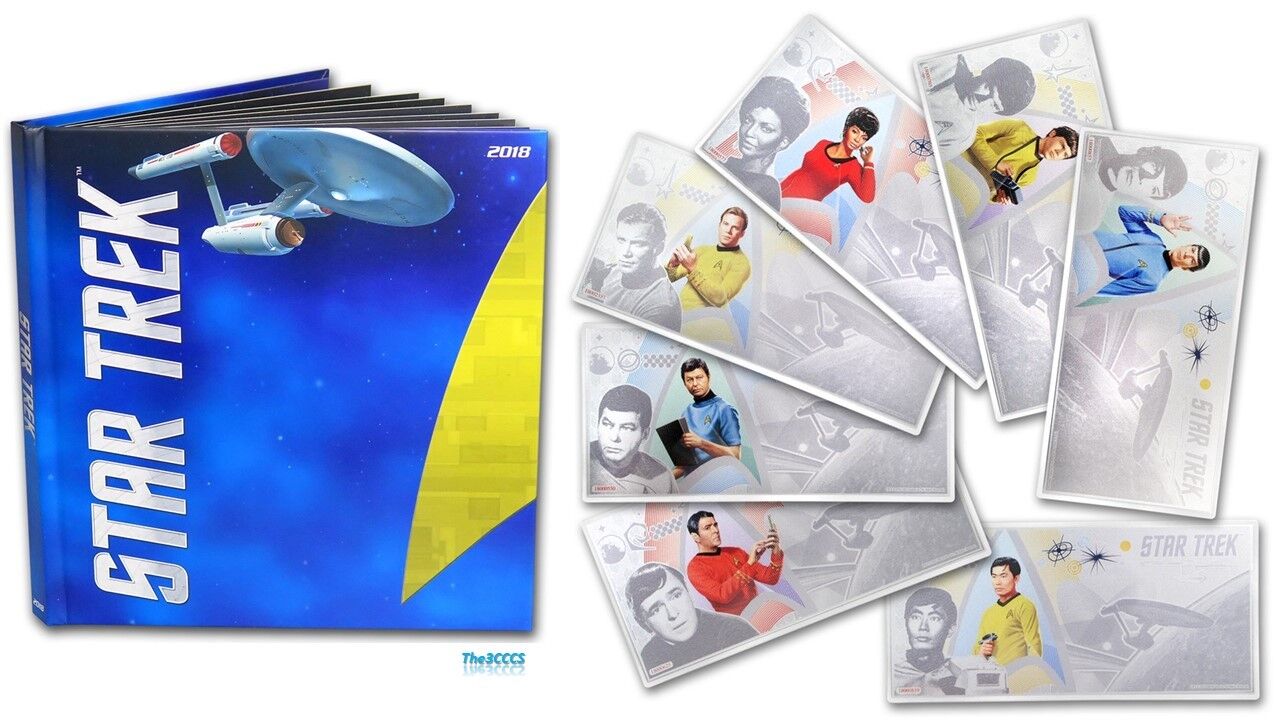 Star Trek Original Series Silver Coin Note Complete Collection Без бренда