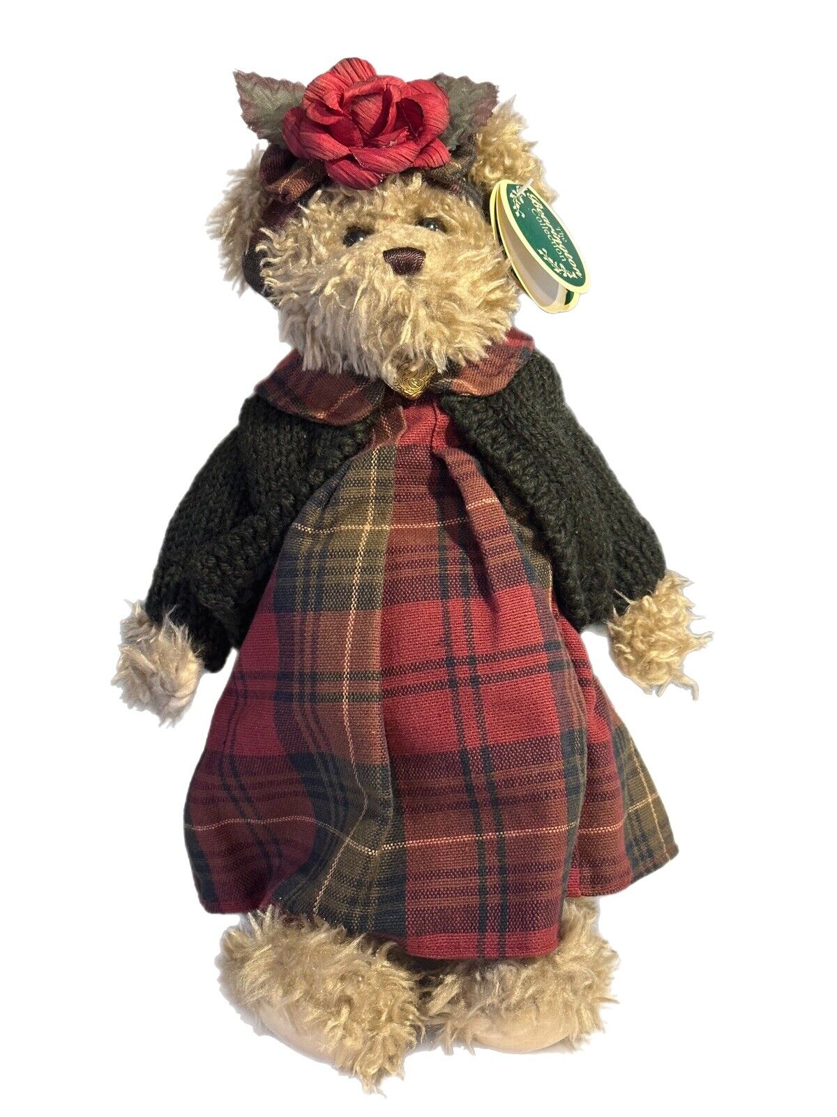 Vtg Bearington Collection Bear Martha Handcrafted Jointed Limited Edition Stand Bearington 1443
