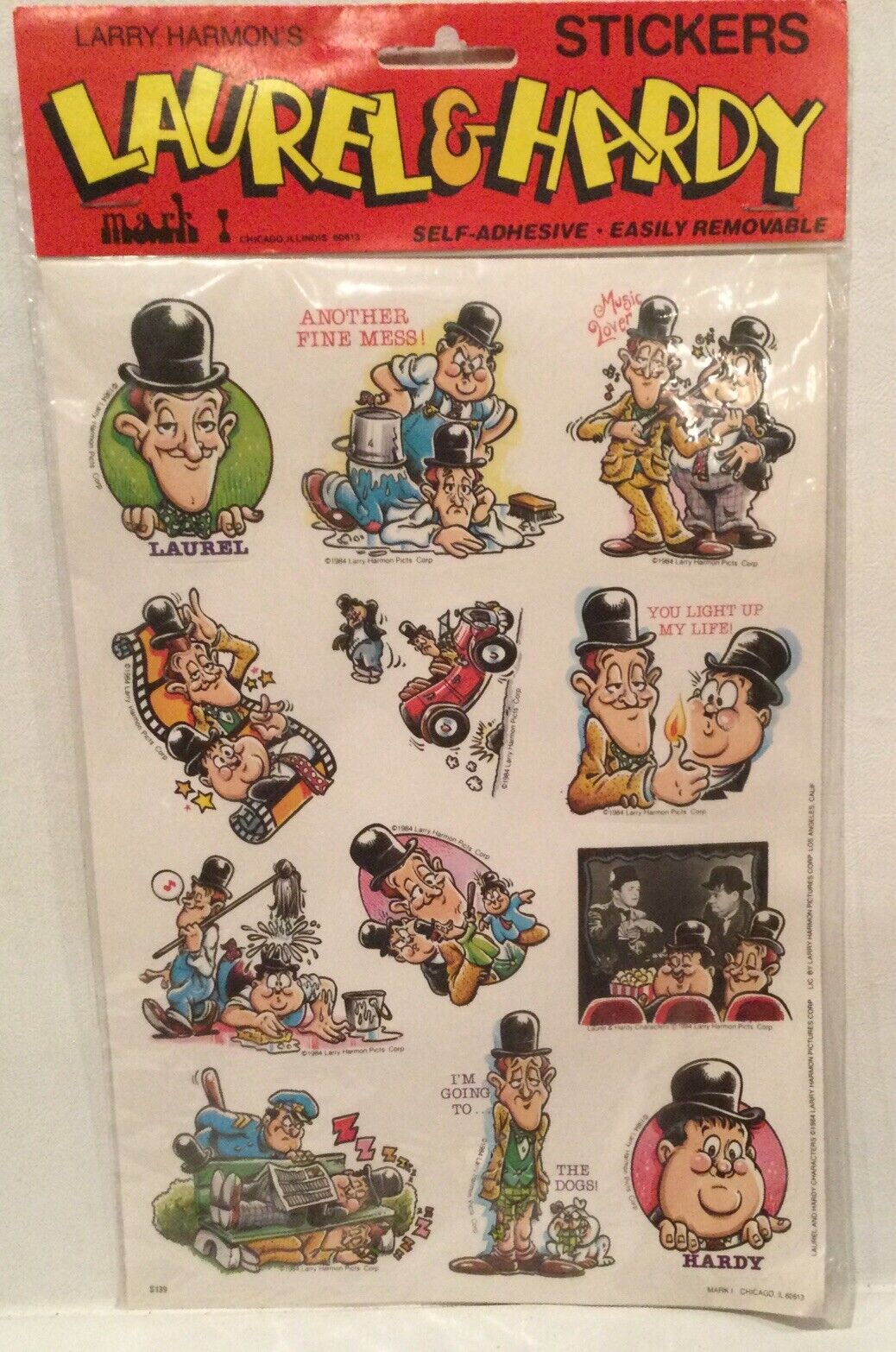 Laurel And Hardy Rare Poster-1984And Stickers-Very Rare-Photograph-1930 Без бренда - фотография #2