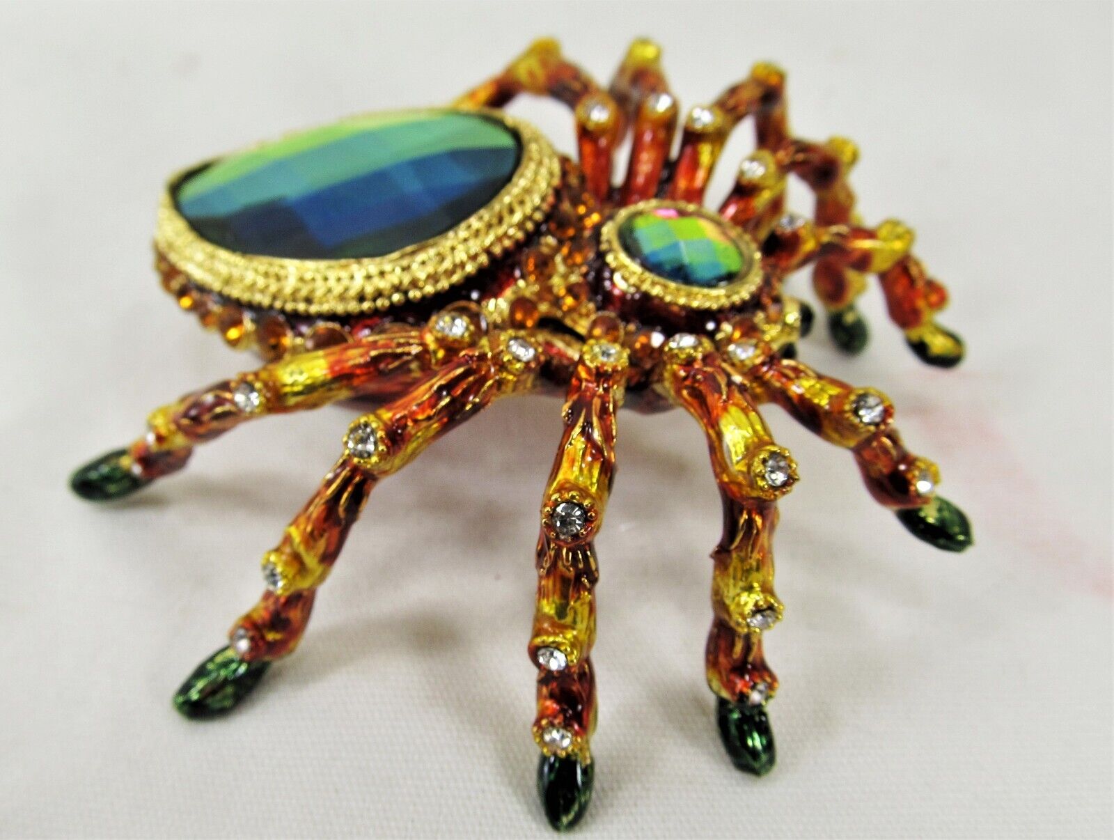 Spider Jeweled Pewter Trinket Box Без бренда - фотография #3