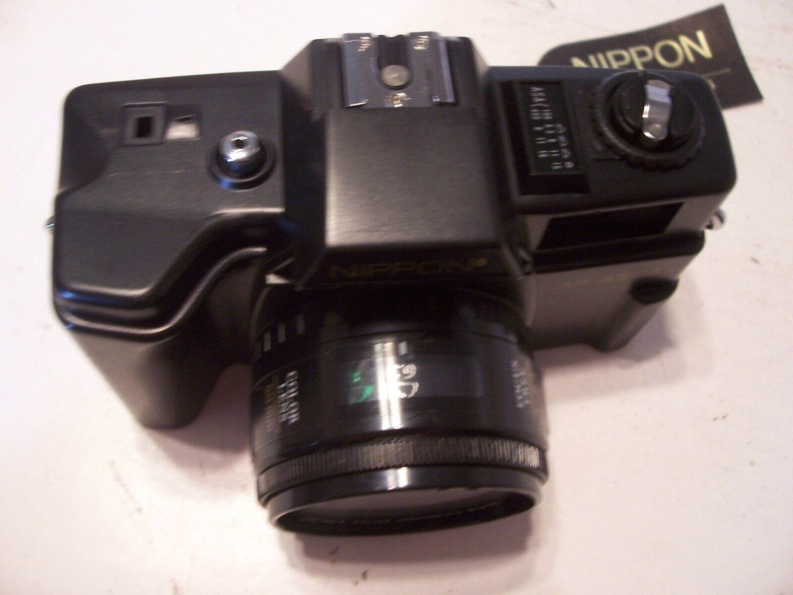 NEW Vintage Film 35mm Camera Nippon AR-4392F w/ Case, Strap, Sun Shade, Lens Cap Nippon ar 4392F - фотография #13