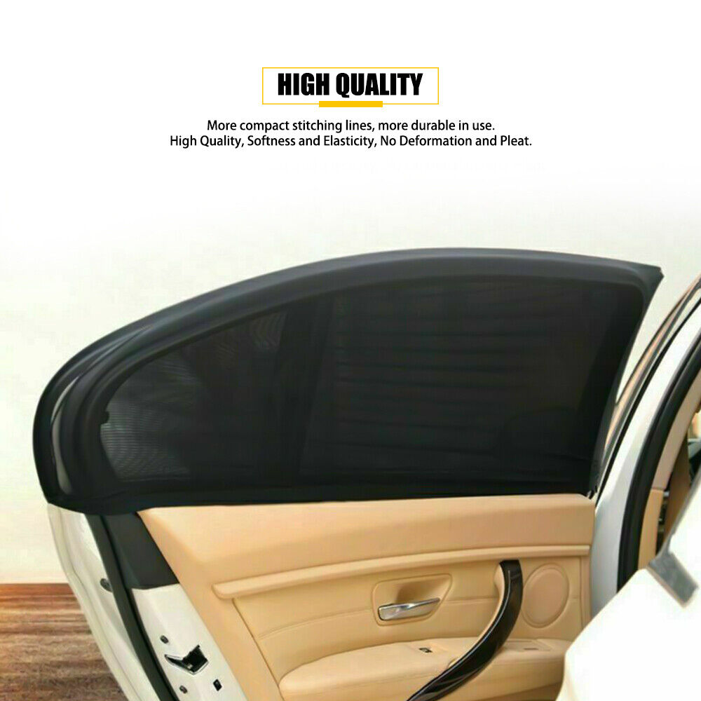 4Pcs Sun Shade Front & Rear Window Screen Cover Sunshade Protector Car USA STOCK Unbranded Does Not Apply - фотография #5