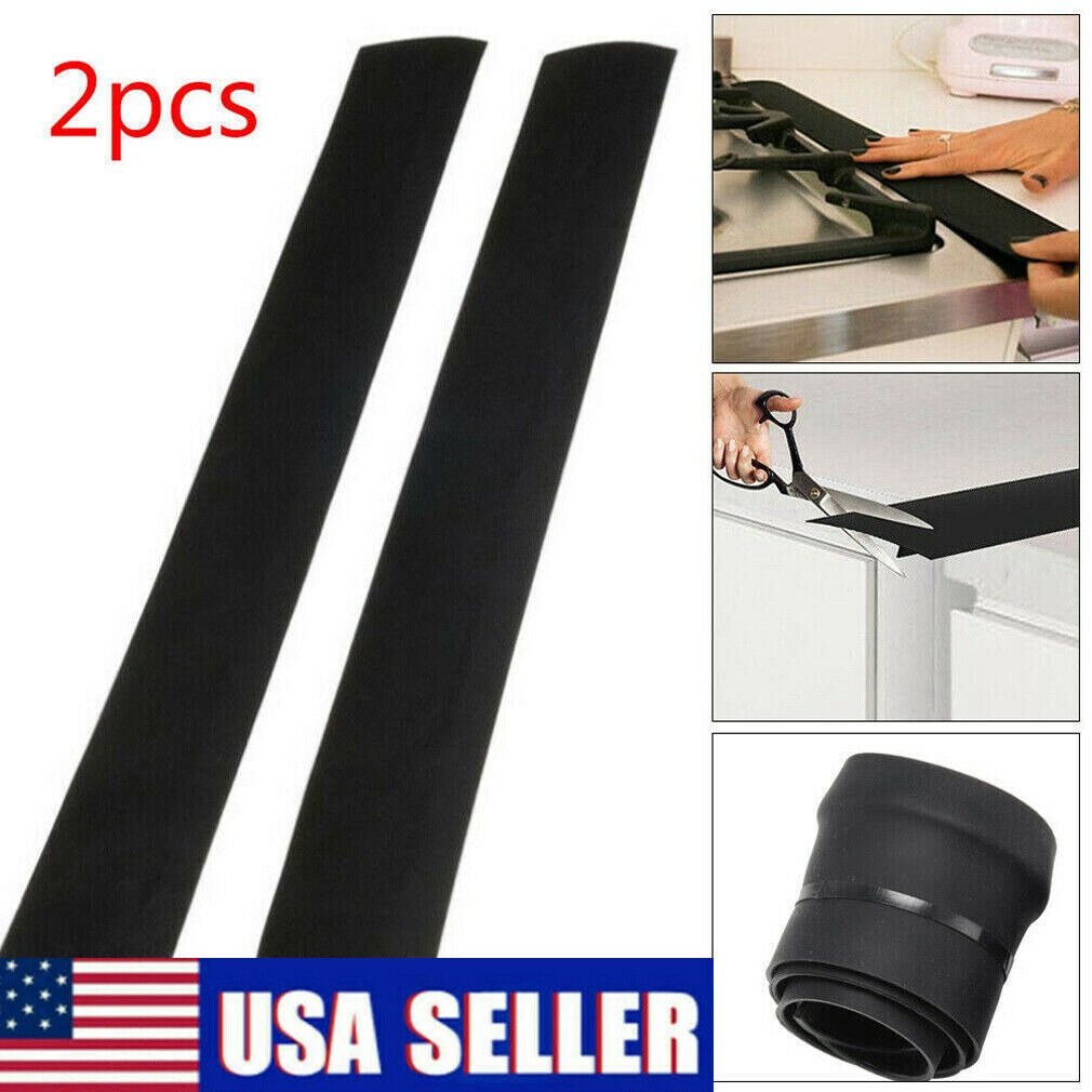 2X Silicone Kitchen Stove Counter Gap Cover Oven Guard Spill Seal Slit Filler US Unbranded Does not apply