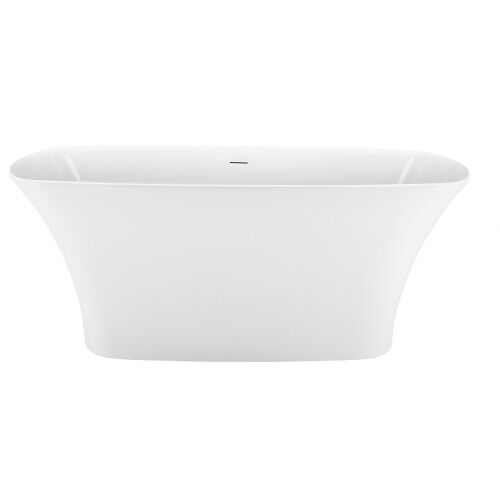 67in 100% Acrylic Freestanding Bathtub Contemporary Bathroom Soaking Tub White Unbranded