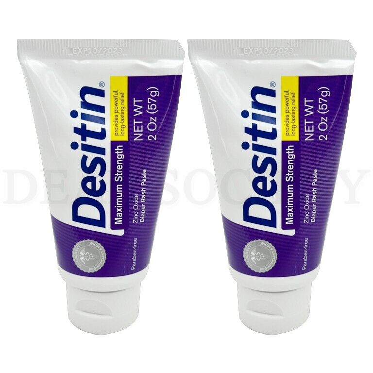 Desitin Maximum Strength Baby Diaper Rash Cream - 2oz - Lot of 2 Desitin Desitin 074300000701YN