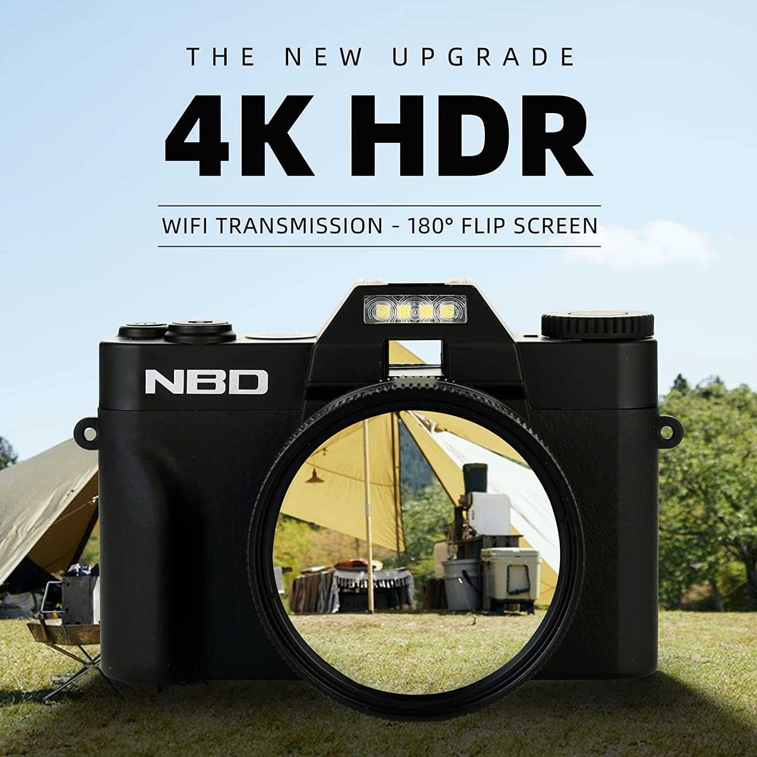 4K digital camera for YouTube 3.0 "48MP video recording with 16x digital zoom NBD Nbro - фотография #11