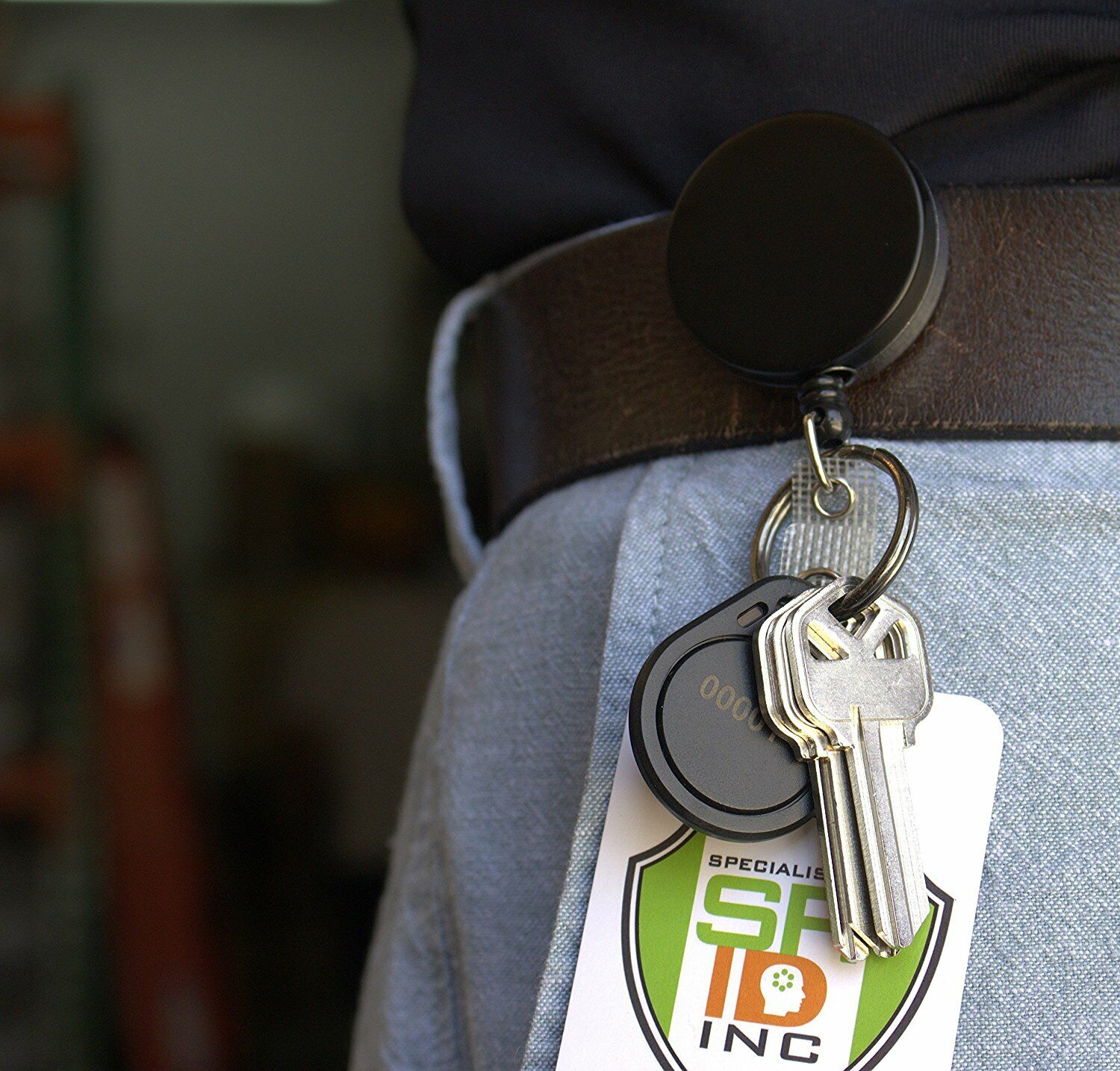 2 Pack - Heavy Duty Badge & Key Reels w/ Belt Clip & Nylon Cord by Specialist ID Specialist ID - фотография #8