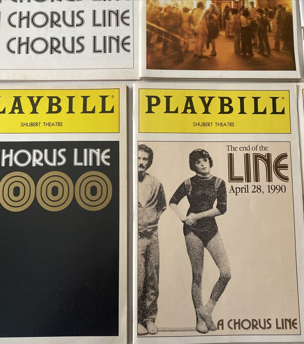 A CHORUS LINE  Public Theatre OG to Revival Rare 31 year Ten Playbill Collection Без бренда - фотография #13