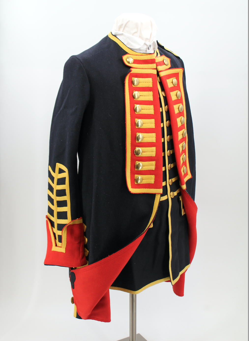 French & Indian War Period British Royal Artillery Uniform Coat - Size XL Без бренда - фотография #2