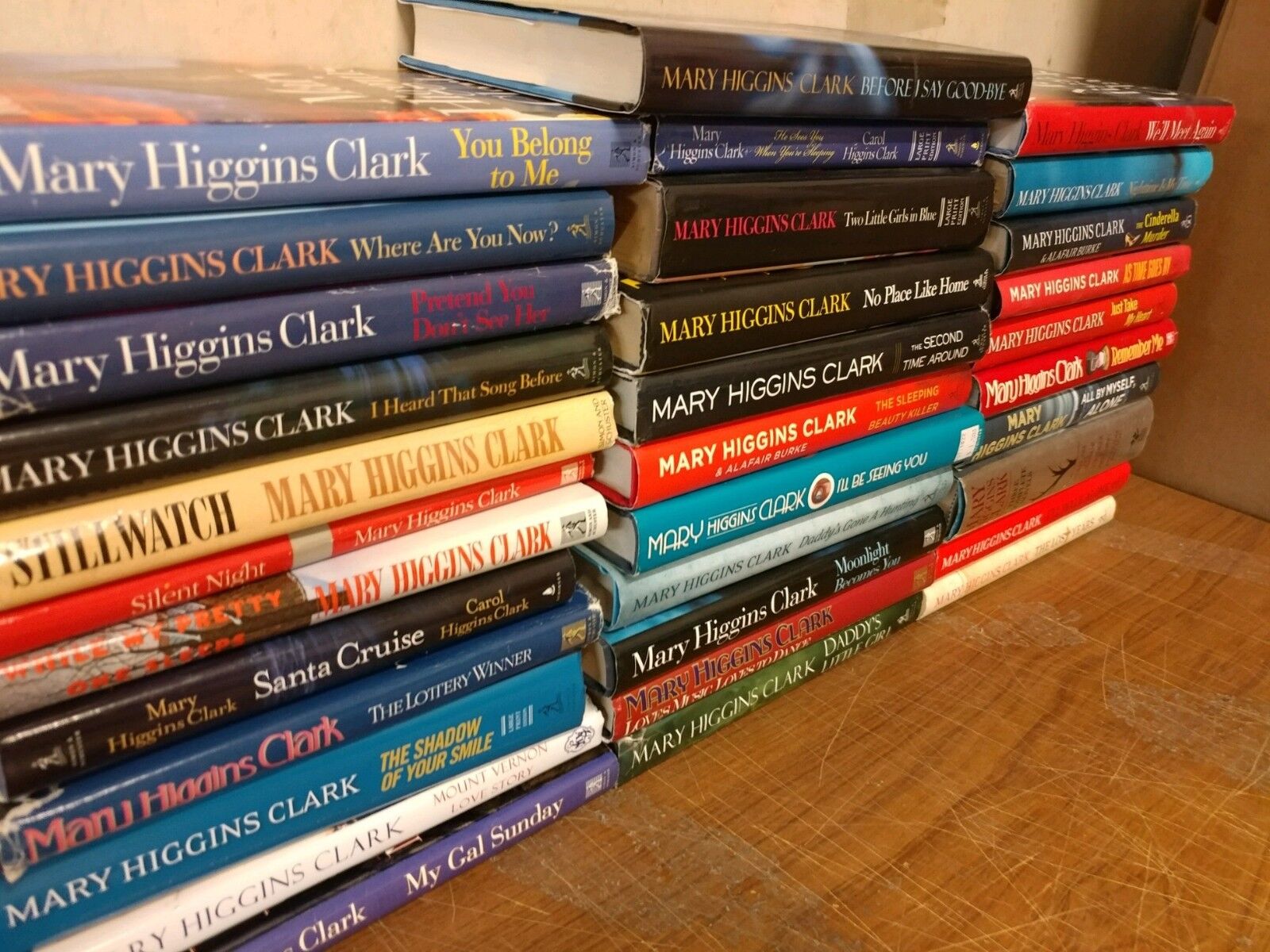 Lot of 10 Mary Higgins Clark Mystery Suspense Thriller Novel Hardcover Books MIX Без бренда