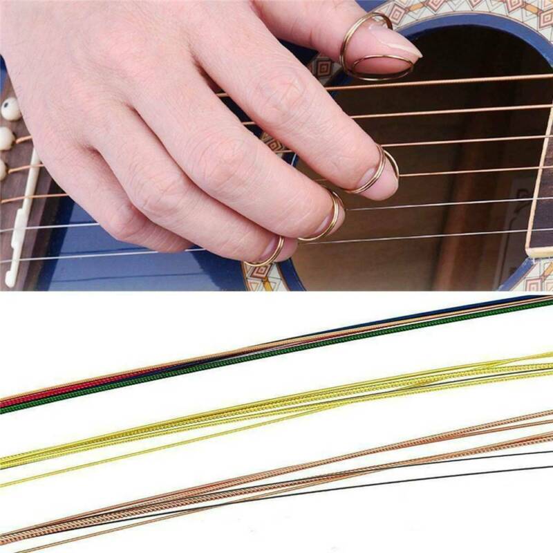 6 PCS Acoustic Guitar Strings Set Phosphor Bronze & Steel Strings Kits US Yanqueens Does not apply - фотография #12