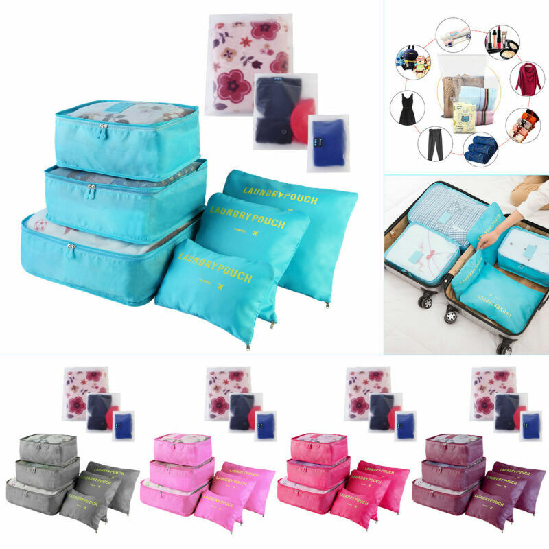 Packing Cubes for Travel 9 Pcs Travel Cubes Set Organizer Luggage Storage Bag US iMounTEK GPCT1234 - фотография #2