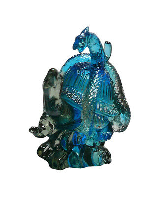 Chinese Liuli Glass Pate-de-verre Turtle Celestial Animals Figure vs728 SF1 Без бренда - фотография #4