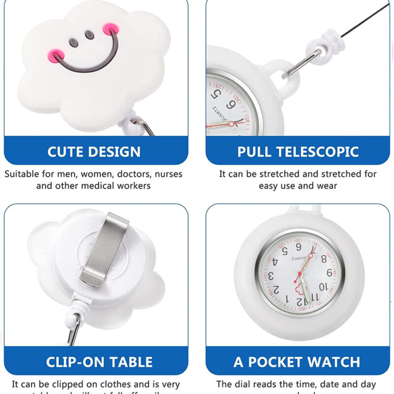 Nurse Watch Clip On Digital Pocket Nurse Watch Watch Clip On Nursing Watch Gifts Unbranded Does not apply - фотография #9