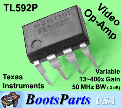 (3) TL592 Differential Video Op-Amp with Adjustable Gain (by Texas Instruments) Texas Instruments