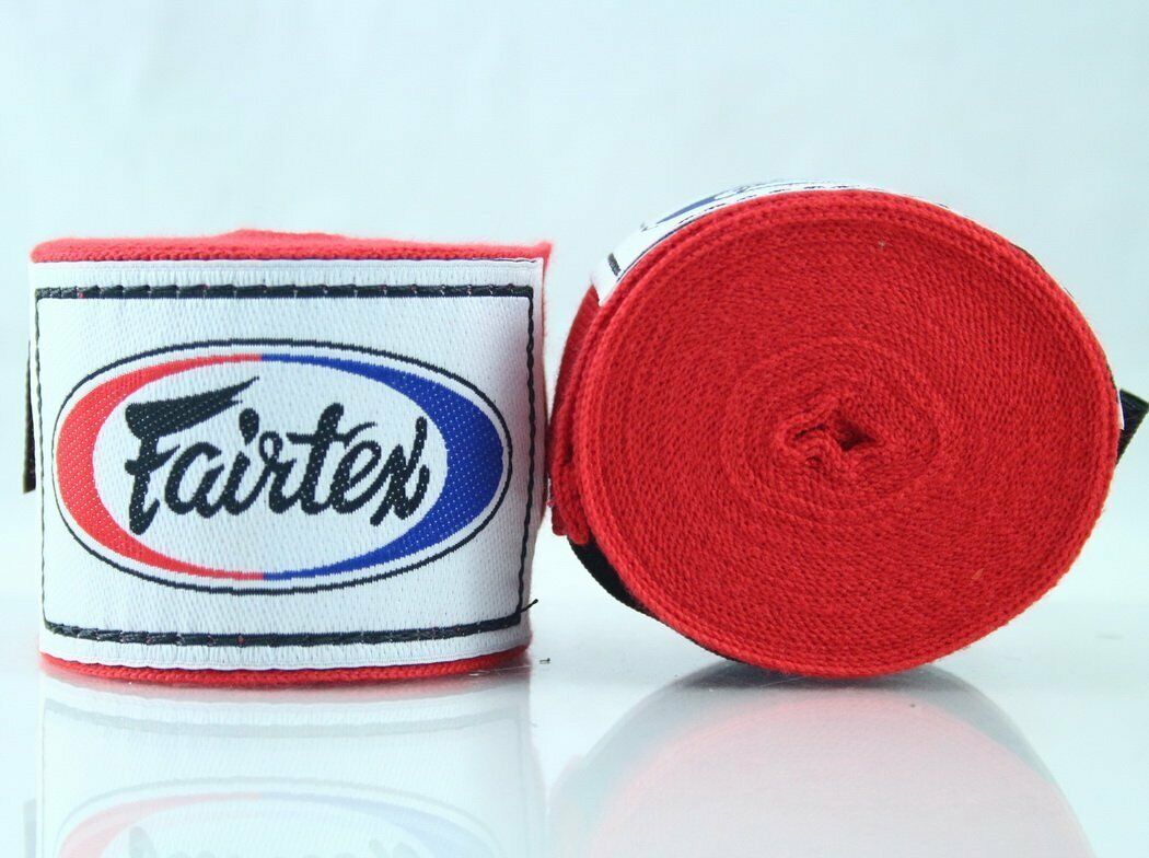 10 Pairs 180 inc Full-length Elastic 100% Cotton Hand Wraps Boxing Soft Flexible Fairtex - фотография #2