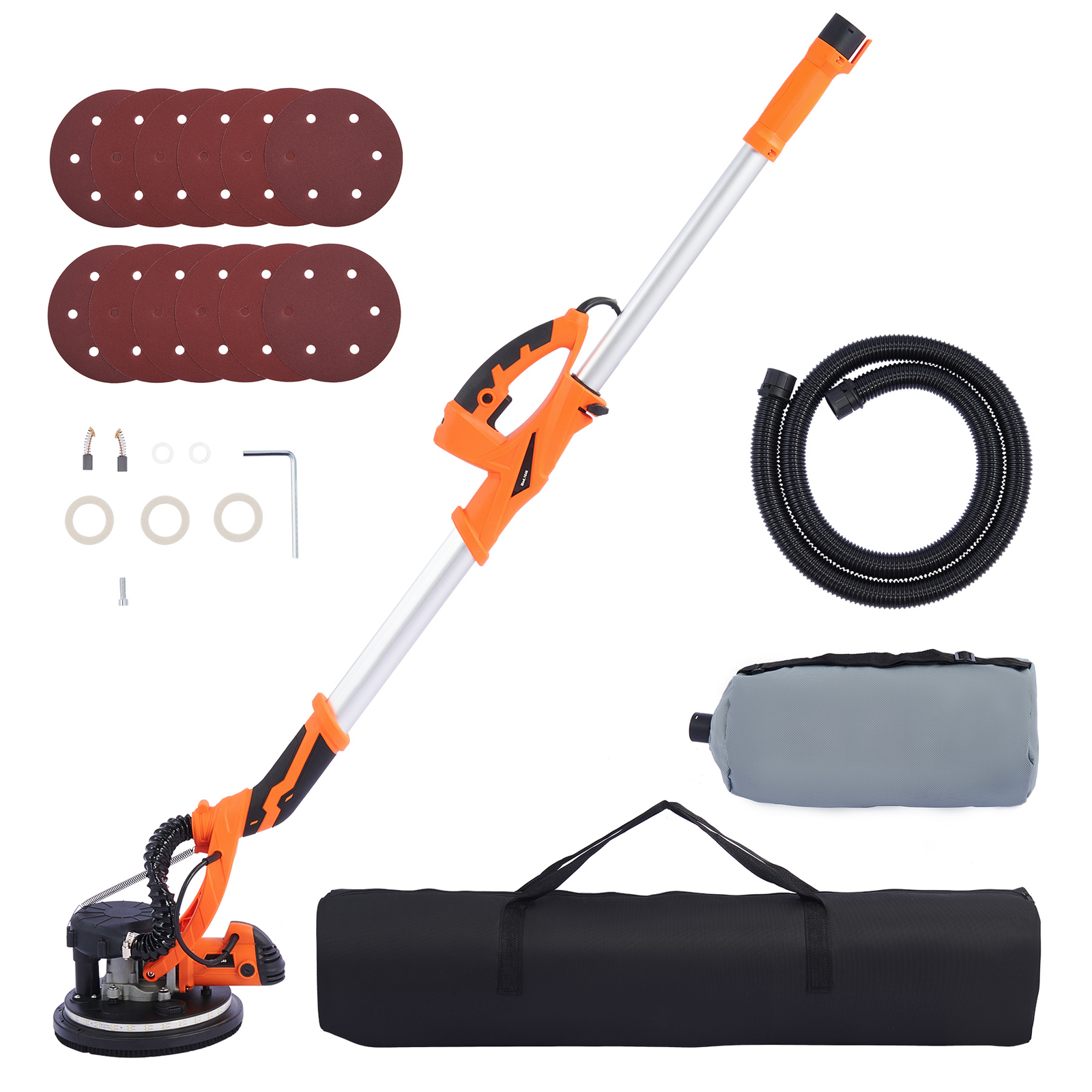 Reliable 9in Drywall Sander: 850W Power Vacuum System 5 Speeds LED Strip Preneex Does Not Apply