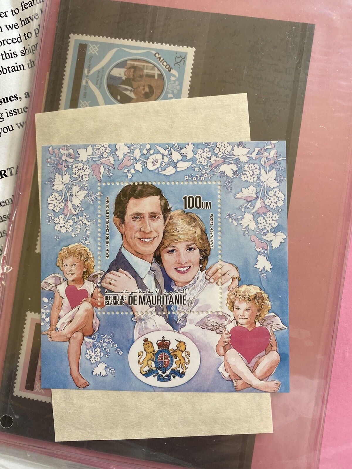 New Sealed  Princess Diana Prince Charles Royal Wedding  Postage Stamps COA Без бренда - фотография #2
